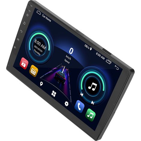 Autoradio avec écran tactile 9 pouces, Bluetooth 5.0, compatible Android 10.1, navigation GPS et radio AM/FM. (1/5)