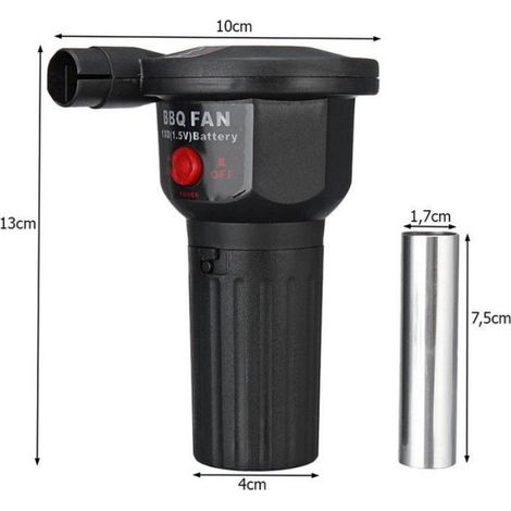 Allume-Barbecue Souffleur Electrique BBQ Ventilateur pour Grill FH-160 RELOAD (1/5)
