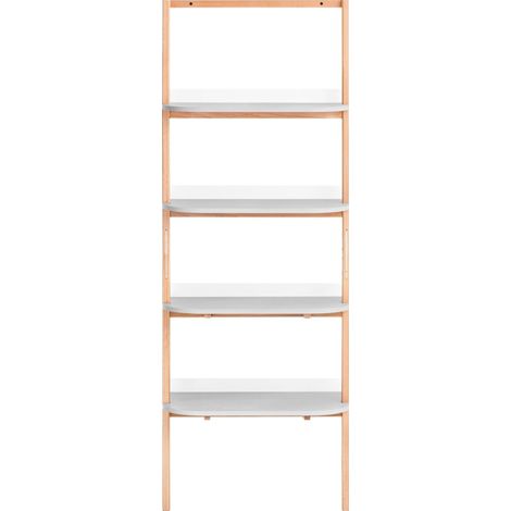 SoBuy 4 Tiers Ladder Shelf Bookshelf Storae Display Shelf Wall Shelf,HSTR02-HG