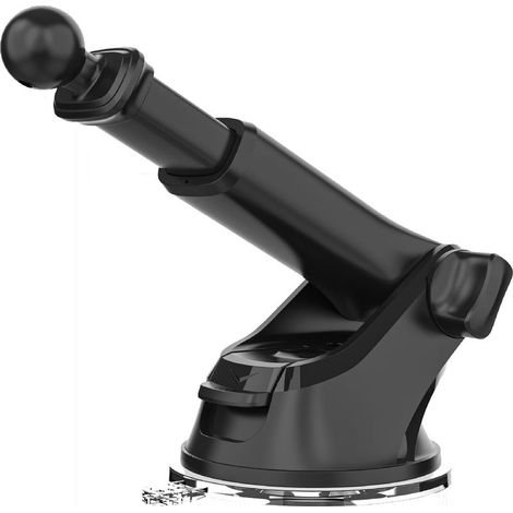 Replacement Car Phone Holder Suction Cup Holder with Ball Connector for Windshield Dashboard GPS Sat Nav Dash Cam Suction Cup Holder Accessories (Black) (1/5)