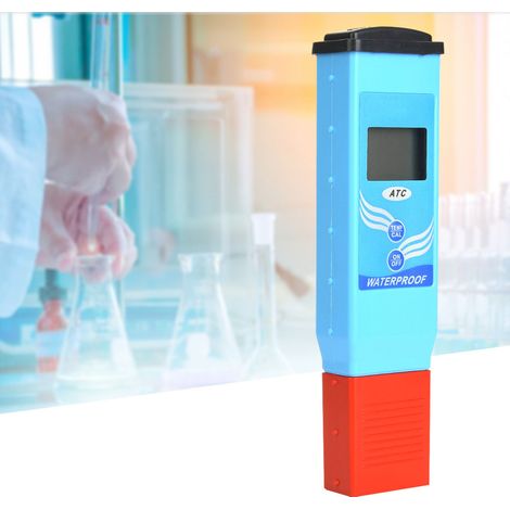 Digitales pH-Meter, wasserdicht, pH-/Temperaturmessgerät, Wasserqualitätsprüfung mit zweistufigem LCD-Display (1/5)