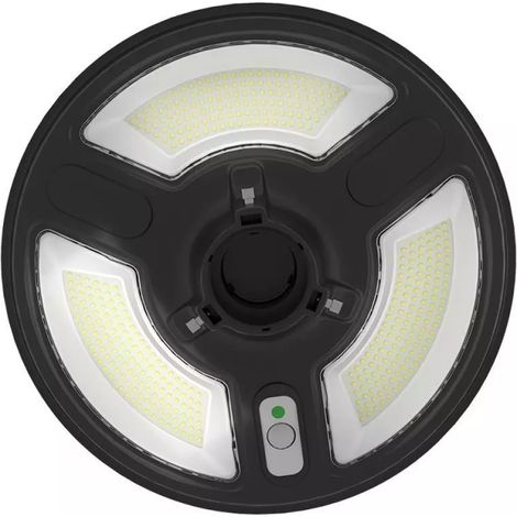 V-TAC VT-45W Lampione LED lampada solare da giardino a batteria con pannello fotovoltaico e sensore integrato 4000K con telecomando RF IP65 - SKU 5150 (1/5)