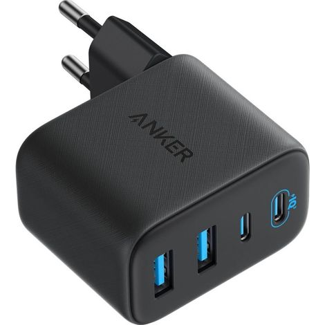 Cargador de pared ANKER Zolo A121EG11 50 W GaN 2 USB-C 2 USB-A Negro