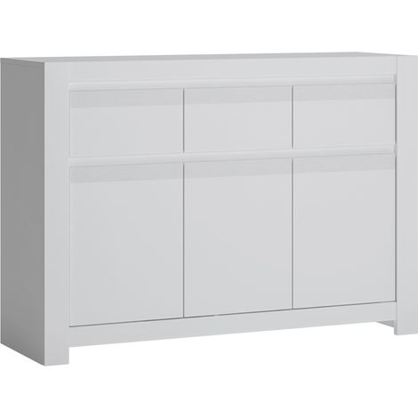 Sideboard 130 cm weiß NAVA-129 (1/5)