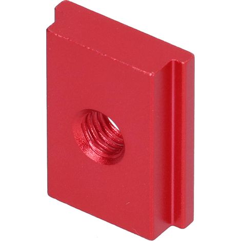 Lot de 5 écrous coulissants pour rail en T, gabarits de menuiserie en alliage d'aluminium, fixations à fente pour vis, rouge M8