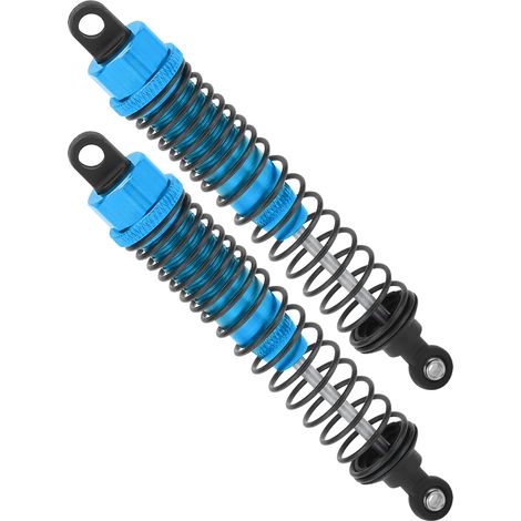 Verstellbarer 110-mm-Stoßdämpfer, Ganzmetallfeder, kompatibel mit Traxxas Slash 2WD (blau) (1/5)