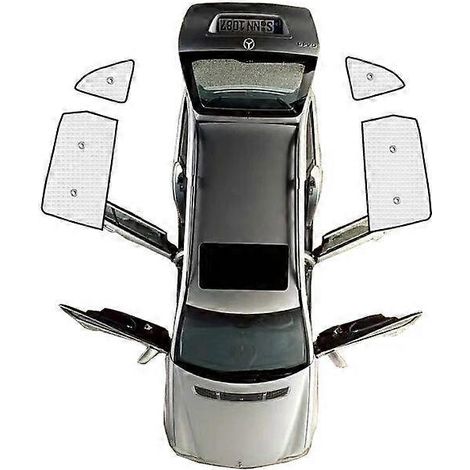 Pare-soleil intégraux pour Honda CR-V (accessoires 2017-2021) : pare-brise et vitres arrière enveloppants. (1/5)