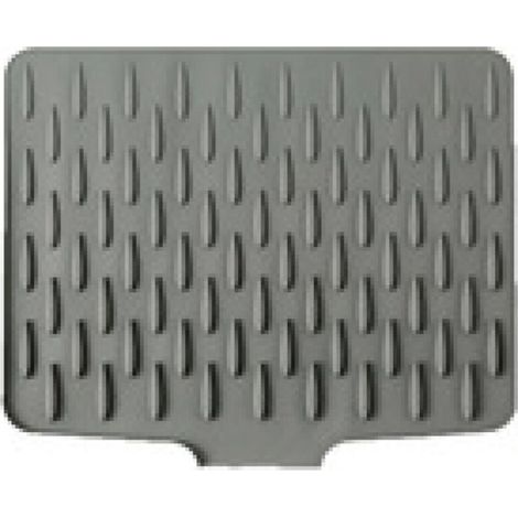 Küchenmatte aus Silikon mit Wassertropfenmuster, hitzebeständig, rutschfest, BPA-frei, wasserdicht, schnelltrocknend, spülmaschinenfest (40 x 32 cm)
