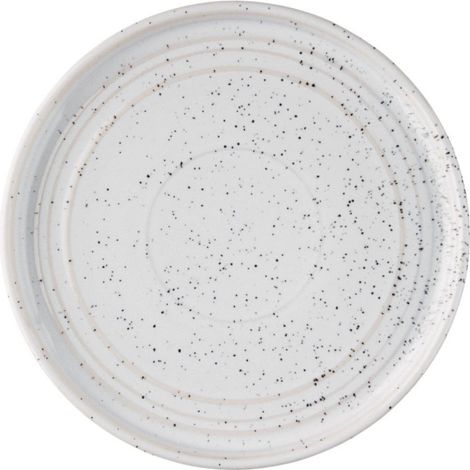 Assiettes Plates Rondes Cavolo Blanc Moucheté 180mm (Lot de 6) - Ref FD902 - Olympia (1/5)