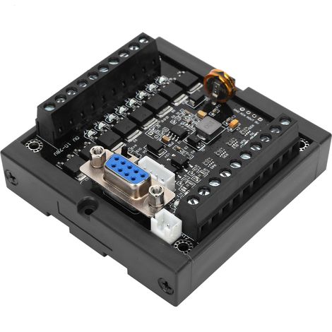 Module de contrôleur logique programmable (PLC) FX1N-20MT, carte de contrôle, alimentation industrielle 24 V CC (1/5)