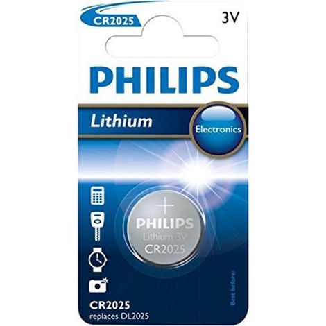 Philips Knopfzelle CR2025 3 V 1 St. Lithium Minicells (1/2)