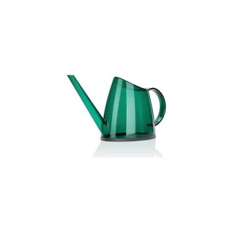 Annaffiatoio moderno da 1,4 litri con beccuccio lungo e manico, verde scuro - Crezuo