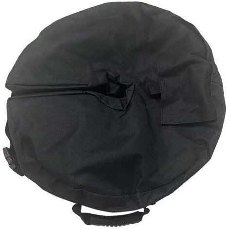 Sac De Poids pour Parasol De Patio, 46cm Support De Base De Sable Détachable Rond Résistant Aux Intempéries s'adapte Porte-à-Faux Décalé, Porte-Parapluie Ou Mât De Drapeau (1/4)