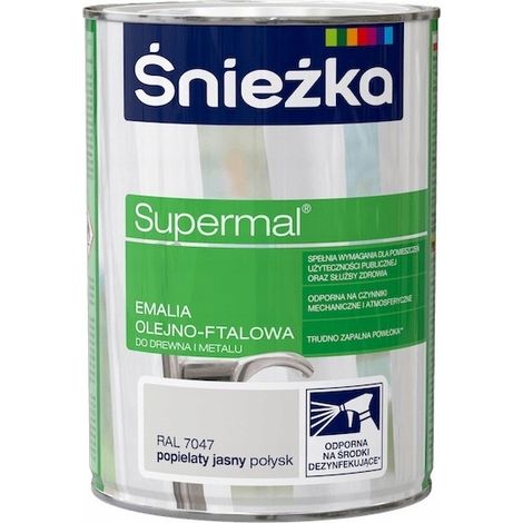 Śnieżka Supermal smalto olio-ftalico legno frassino lucido chiaro 0,8L