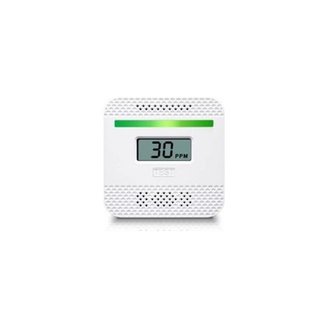 Kohlenmonoxidmelder, tragbarer Kohlenmonoxidmelder mit LCD-Digitalanzeige für Zuhause und unterwegs, UL-gelisteter Kohlenmonoxidalarm mit elektrochemischem Sensor - Crezuo