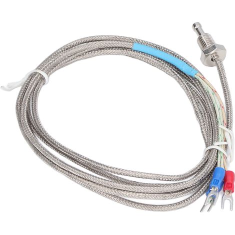 Capteur de température à thermocouple PT100, transducteur industriel à vis, 200-450 °C, WZPT-M8 (1/5)