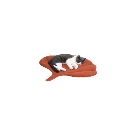 Katzenkorb/Katzenmatte aus Ginkgoblättern, weich und waschbar, ein Schlafplatz für Katzen, ein Katzenkorb, ein Katzensofa, eine Katzendecke, ein Hundebett, geeignet für Katzen - Crezuo