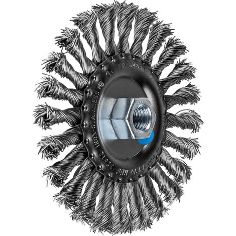 PFERD TOOLS Rundbürste gezopft RBG Ø 125x12 mm M14 Edelstahl-Draht-Ø 0,50mm Winkelschleifer
