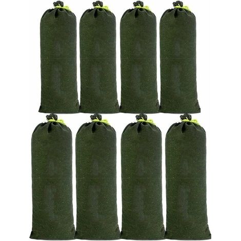 8 Pièces Sacs De Sable Anti Inondation Toile Indélébile 30 70cm Pour Drainage Garage Magasin (1/4)