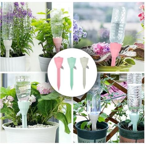 12Pcs Arrosage Plantes Automatique avec Vannes arrosages automatiques réglables Goutte à Goutte (1/3)