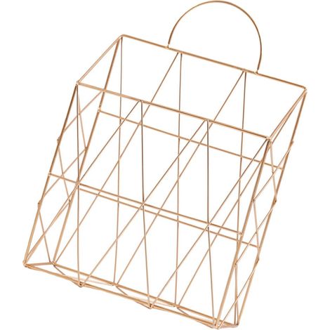 Drahtkorb aus Eisen mit Griffen Aufbewahrungskorb Groß für Schreibtisch Multifunktionale Ordnungsbox für Zuhause Praktischer Metallkorb für Büro und Wohndeko (1/5)