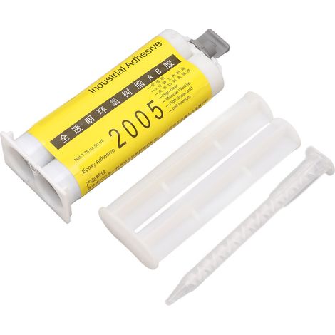 AB Glue Epoxy Resin High Viscosity Full Transparent 5 Minutes Strong Quick Drying for DIY 50ml