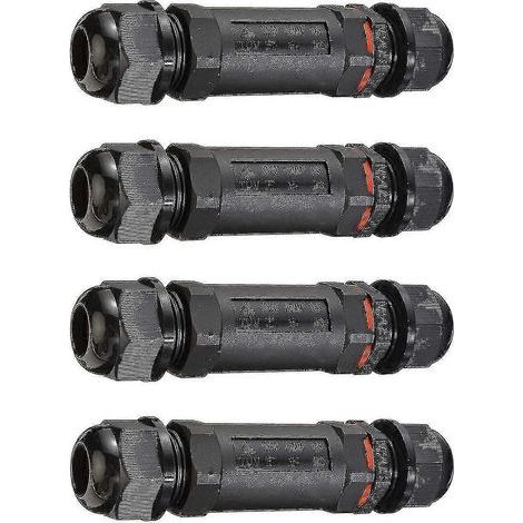 Anschlussdose, 4er-Pack wasserdichte Anschlussdosen, IP68 wasserdichtes Außenkabel (1/5)
