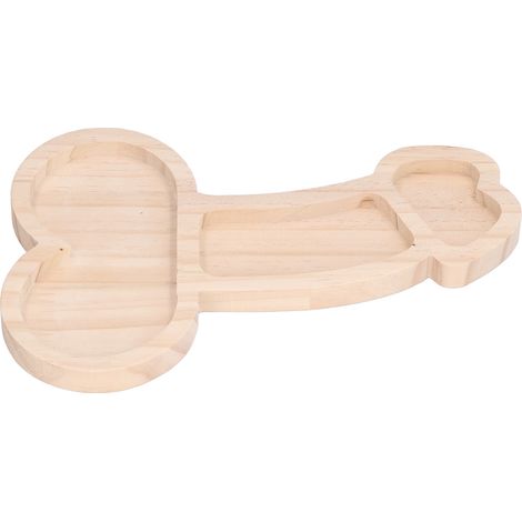 Originales 24 cm großes Vorspeisenbrett, 3-teilig, BPA-frei, aus Buchenholz, praktisches Käsebrett zum Verschenken oder für eine Einweihungsparty. (1/5)