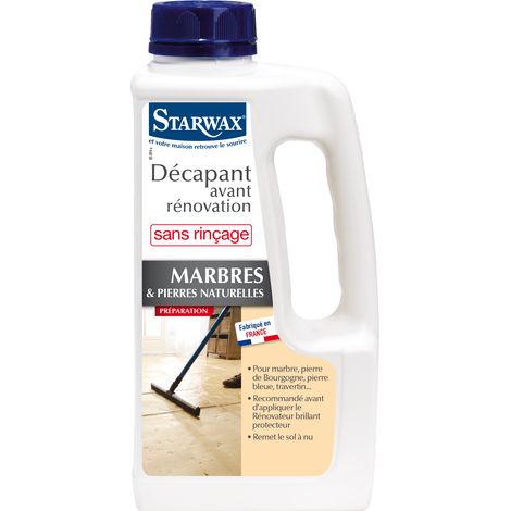 STARWAX Decapante Sin Aclarado Mármol y Piedra - 1L - 471