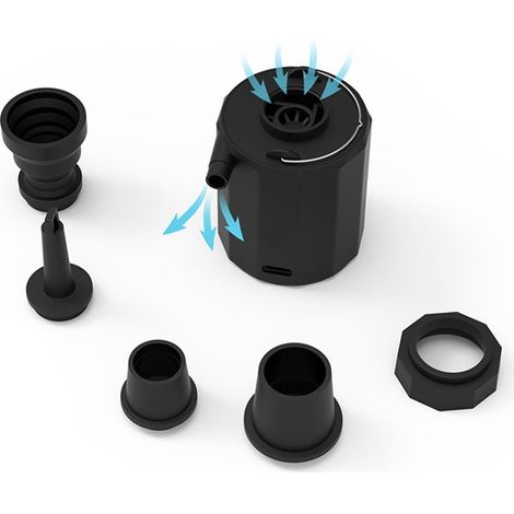 Mini-Luftpumpe für aufblasbare Artikel – Tragbare elektrische Luftmatratzenpumpe, USB-wiederaufladbare Mini-Luftpumpe, Aufblaspumpe (1/3)