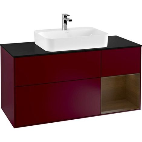 V&B Waschtischunterschrank Wandbeleuchtung Finion 120cm, Pl bla m, Reg re wal ven, Peo m (1/2)