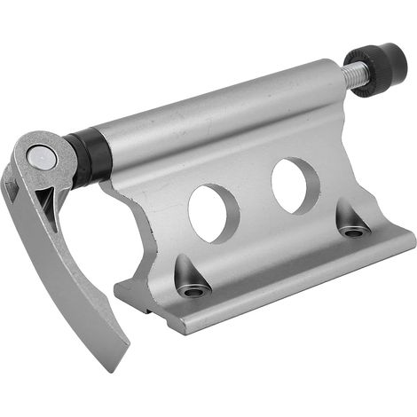 Clip de fixation de fourche avant de vélo, porte-bagages en aluminium foncé rapidement amovible, accessoire de vélo pour les déplacements quotidiens, les vélos de tourisme et les balades d'aventure (1/5)