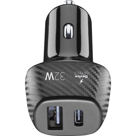 Cellularline Car Multipower 2 FAST+ - iPhone, Samsung, Xiaomi, Oppo and other Smartphones and Tablets