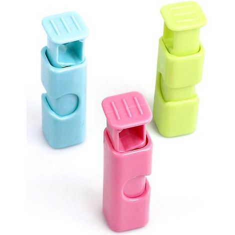 3 Pcs- Fermeture Sachet,rutilisables Alimentaire D'tanchit Clips, Pour Sceller Les Sacs Alimentaires, La Cuisine/la Maison/le Stockage De Camping (1/5)