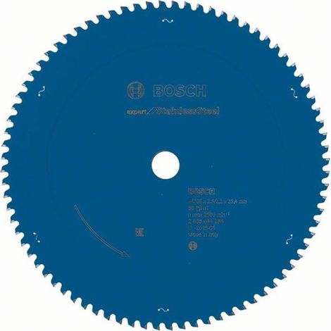 BOSCH Kreissägeblatt EXPERT Stainless Steel Außen-Ø 305 mm Zähnezahl 80Bohrung 25,4 mm Schnittbreite 2,5 mm HM HLTCG (1/4)
