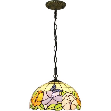 LEDANDER Lustre de 30 cm, plafonnier européen de luxe 9 W, lumière chaude, ampoule E27, 220 V, décoration intérieure,pour l'éclairage de foyer de salle (1/5)