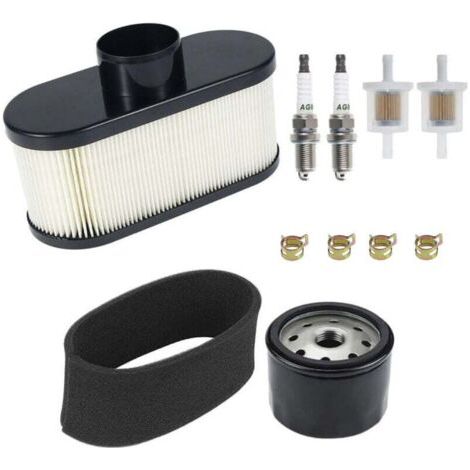 11013-0752 11013-7047 Luftfilter mit Vorfilter, Ersatz für Kawasaki FR651V FR730V FR691V FS691V FS481V FS541V FS600V 4-Takt-Motoren, mit Ölfilter, Kraftstofffilter (1/4)