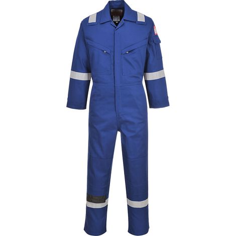 Combinaison FR Legère Antistatique 280g couleur : Bleu Royal taille XXXL - PORTWEST