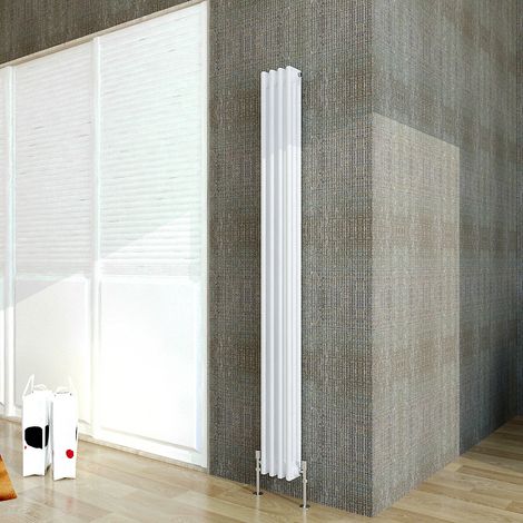 Biubiubath Traditional Cast Iron Radiator 1800x200mm 3 Column White (1/5)