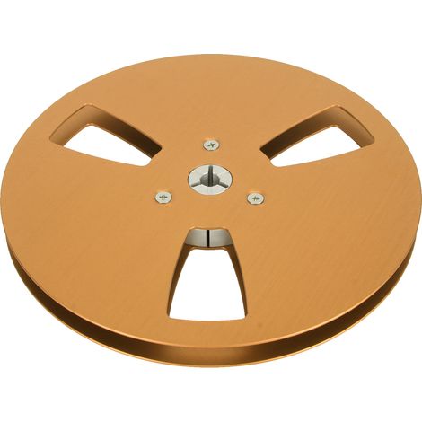 Bobine de bande magnétique vide 1/4 7 pouces, 3 trous, trous anti-vent, bobine réceptrice pour enregistrement, Nab Gold (1/5)