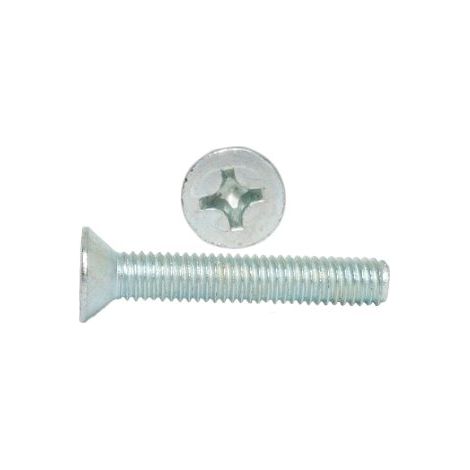 Vis à tête fraisée galvanisées M6x100 DIN 965, lot de 5 (1/5)