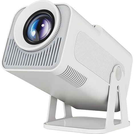 Miniproyector inteligente HY320N 1080P 4K WiFi BT para cine en casa y portátil (1/5)