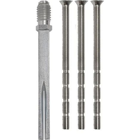 Rollenschraubwechselstift 4-KT.10 STA verzinkt/vernickelt M12 u.M6 SCHNEGEL (1/2)