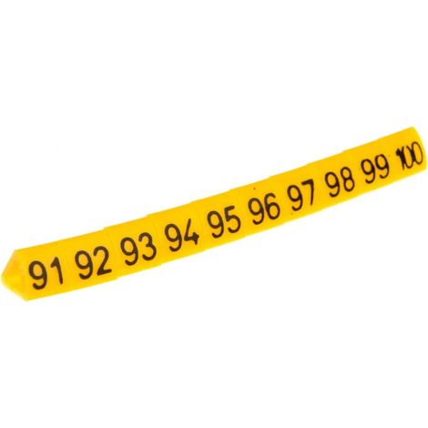 Marcador de cables OZ-1/91-100 amarillo E04ZP-01020202000 /100 unidades/