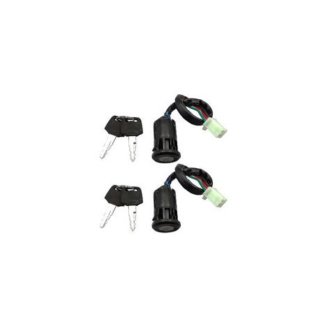 Interruptor de encendido para vehículos todo terreno chinos, llave de encendido para Coolster, Taotao, Sunl y Apollo, interruptor de llave de repuesto para scooters y vehículos todoterreno de 50 cc, 7