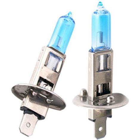 Ampoules Halogènes H1 pour Voiture 12v 100w en Verre Blanc, Lot (1/5)
