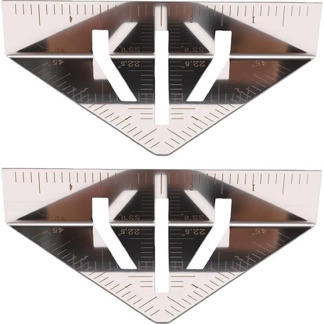 x 5-inch Metalworking Mitre Squares, 22.5/45/90 Degree Angle (1/5)