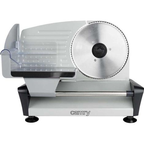 Camry CR 4702 elektrische Aufschnittmaschine aus Edelstahl Silber