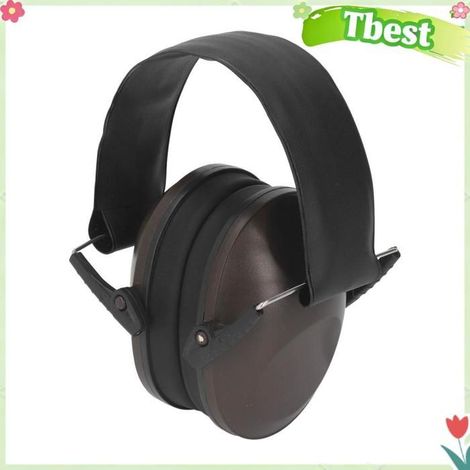 Tbest Casque anti-bruit ajustable pour dormir, étude et travail - Protection auditive légère et confortable (1/5)