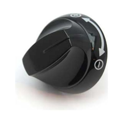 BOUTON NOIR +/- POUR CUISINIERE FAURE - 355034328 (1/2)